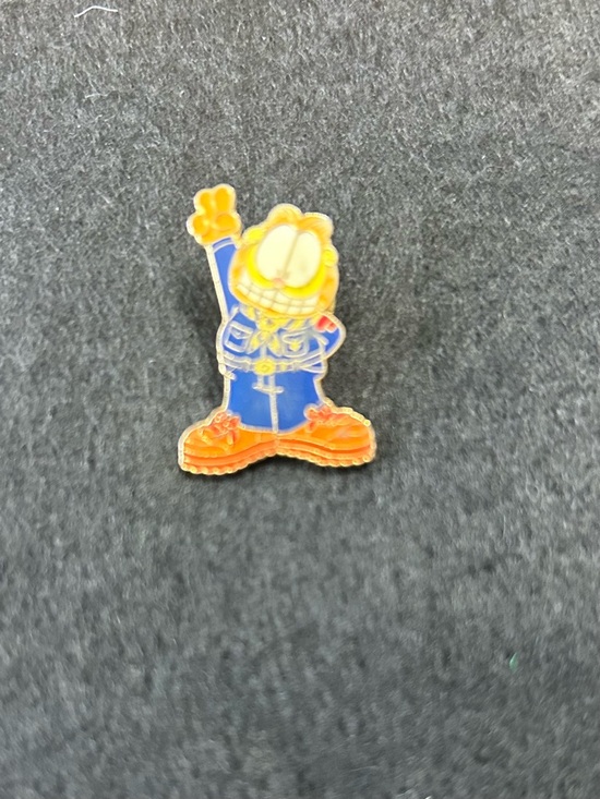Garfield Other - Garfield Enamel Cub Scout Gold Tone Tack Lapel Pin  - Yellow & Blue